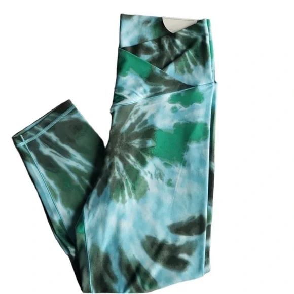 NWT Aerie Offline Real Me High Waisted Crossover Legging Tie Dye size XL - Picture 3 of 5